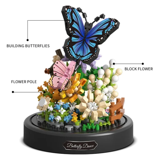 530 Piece Butterfly Micro Building Blocks