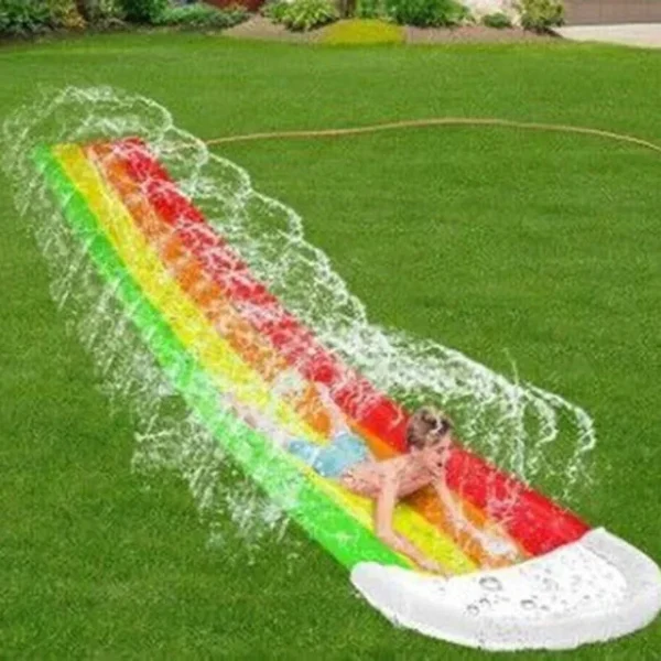 SplashZone Inflatable Lawn Water Slide – Single Lane