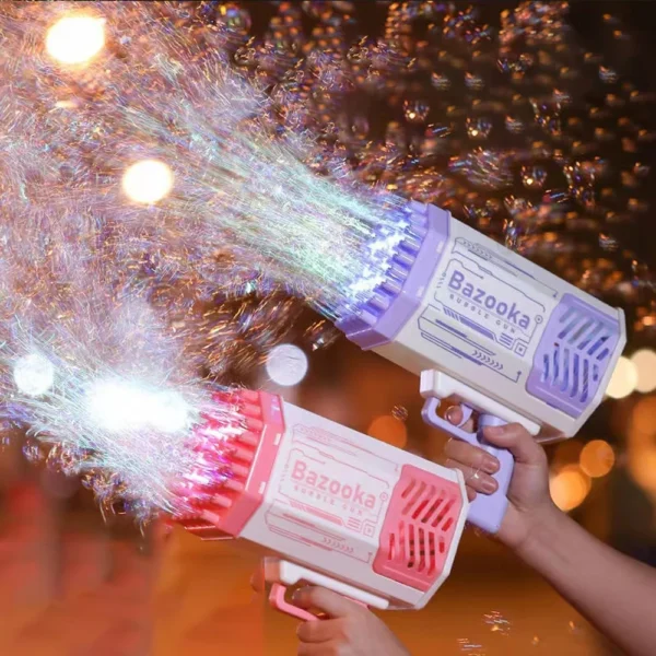 88 Holes Electric Rocket Bubble Gun