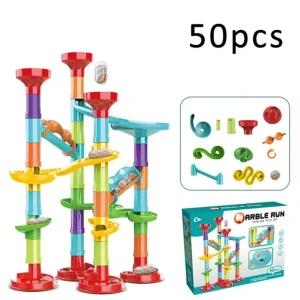 50 Piece Marble Run Racetrack