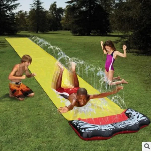 SplashZone Inflatable Lawn Water Slide – Single Lane