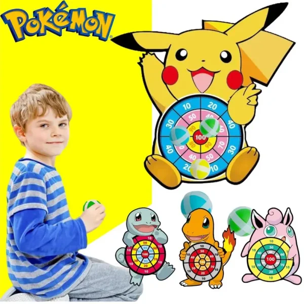 Pokemon Sticky Ball Dart Board