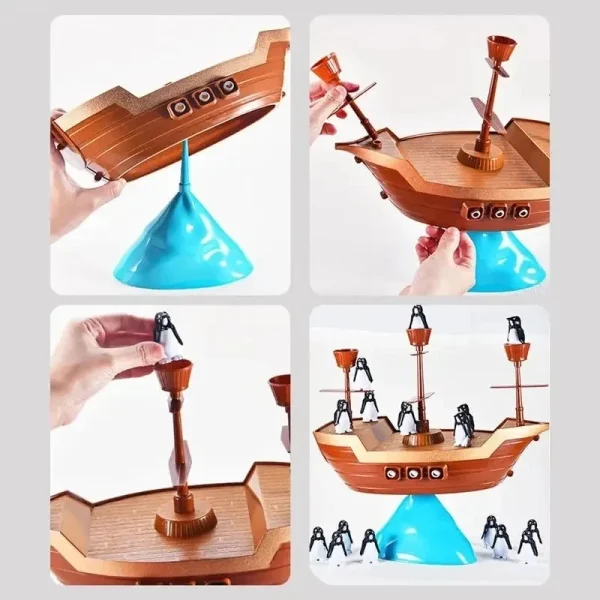 Iceberg Adventure: Penguin Balance Board Game