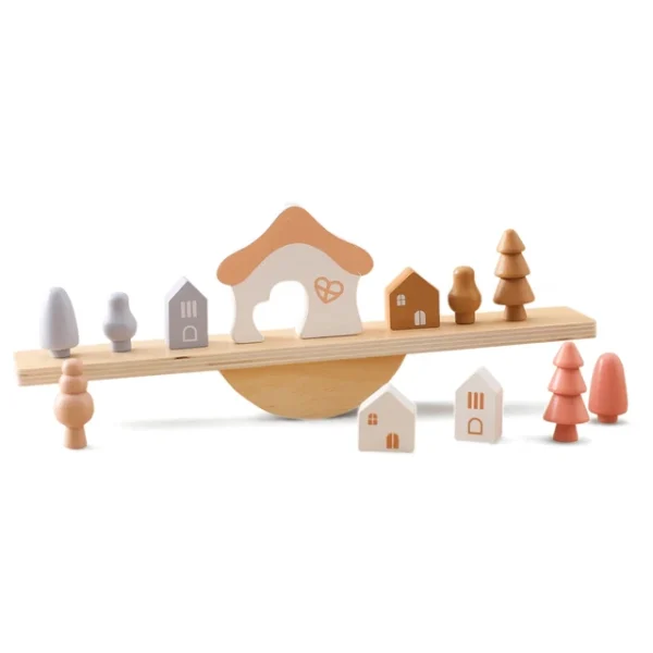 Wooden Balance Blocks – Houses