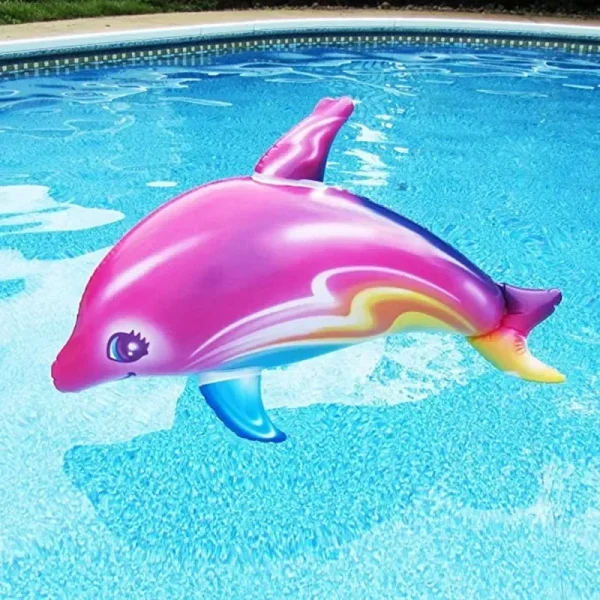 85cm Colorful Inflatable Dolphin