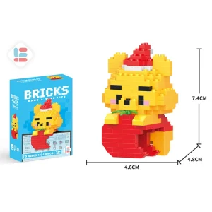 Christmas Winnie the Pooh Micro Building Blocks