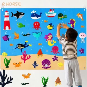 45 Piece Felt Board – Under the Sea