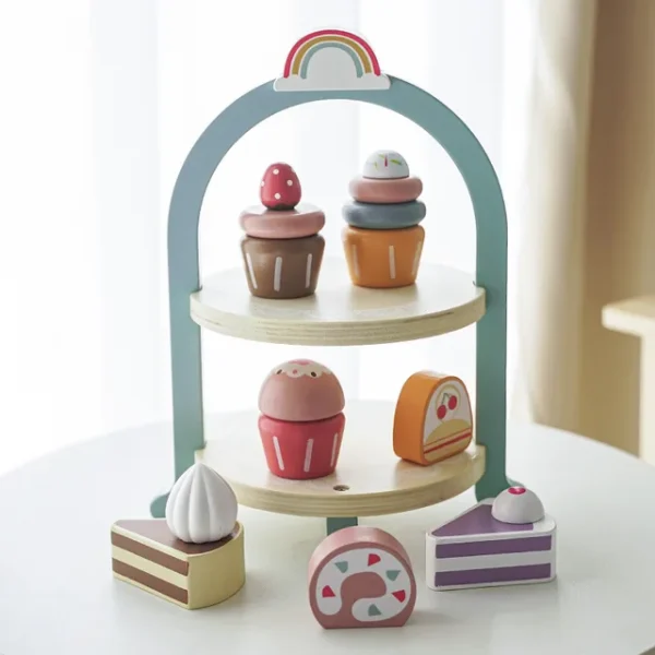 Wooden High Tea Cake Playset