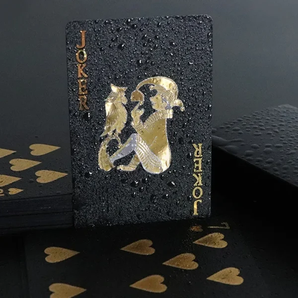 Black Gold Playing Cards