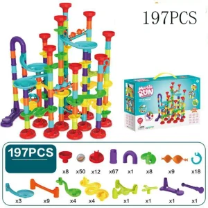 197 Piece Marble Run Racetrack