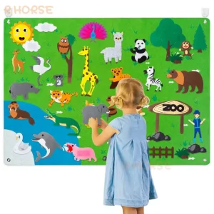 42 Piece Felt Board – Zoo