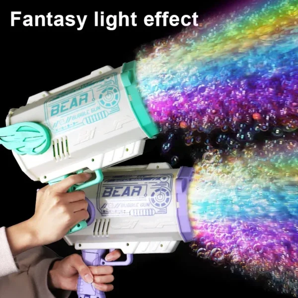 88 Holes Electric Rocket Bubble Gun