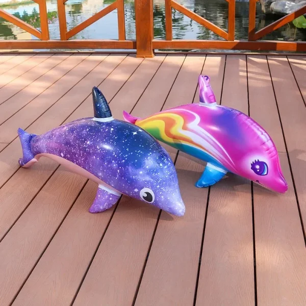 85cm Colorful Inflatable Dolphin