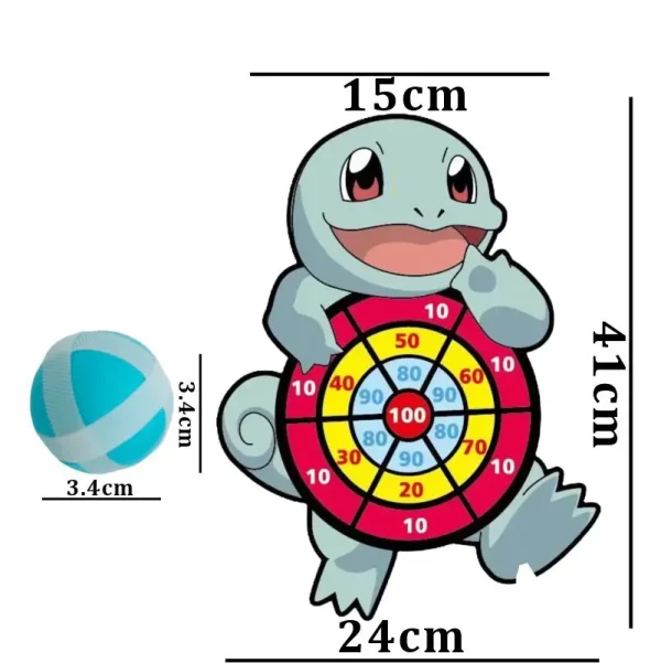 Pokemon Sticky Ball Dart Board