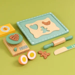 Wooden Cookie Maker Playset