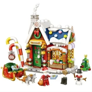 Christmas Forest House Building Blocks