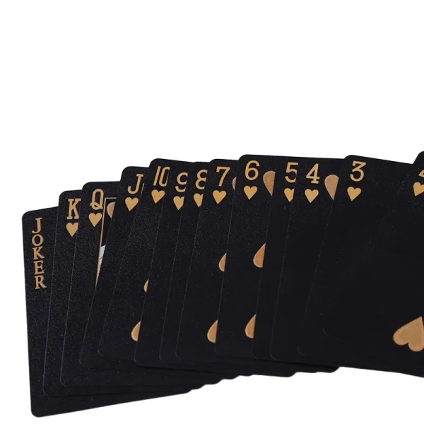 Black Gold Playing Cards