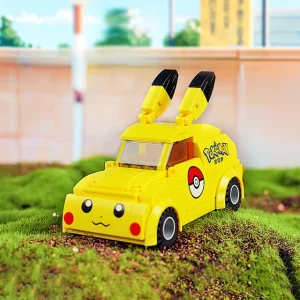 Pikachu Car Micro Building Blocks