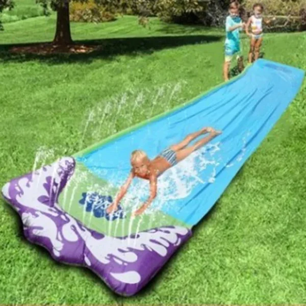 SplashZone Inflatable Lawn Water Slide – Single Lane