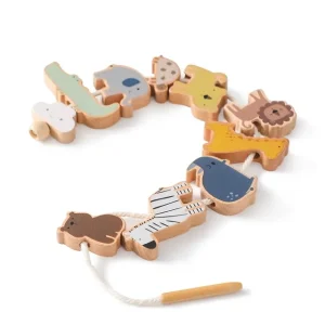 Wooden Animal Threading Toy