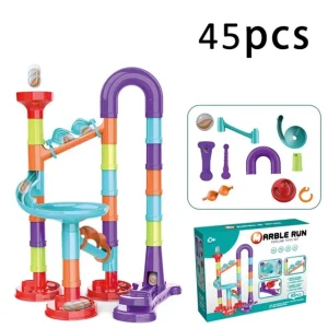 45 Piece Marble Run Racetrack