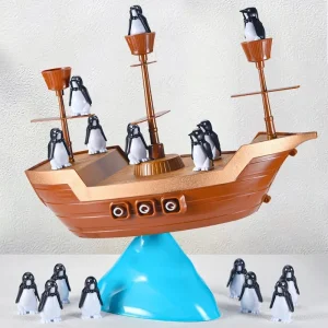 Iceberg Adventure: Penguin Balance Board Game