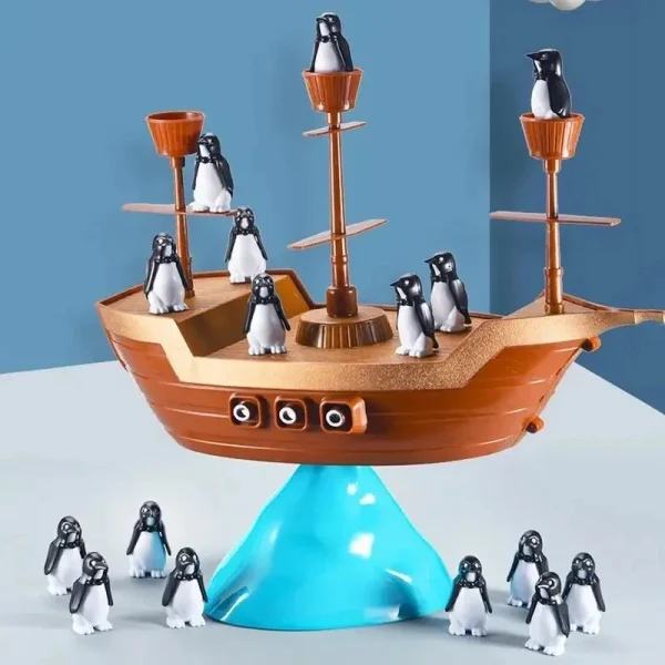 Iceberg Adventure: Penguin Balance Board Game