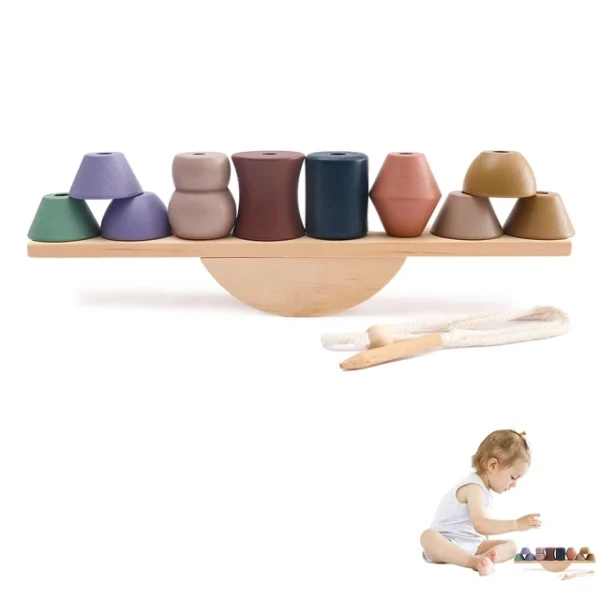 Wooden Balance Blocks – Shapes