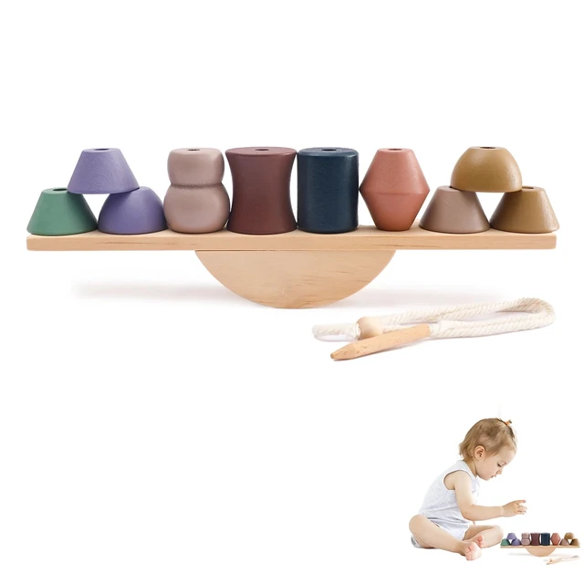 Wooden Balance Blocks - Shapes