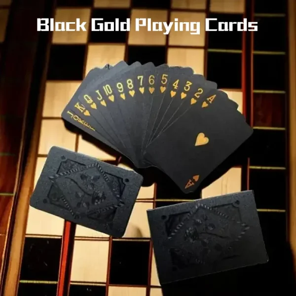 Black Gold Playing Cards