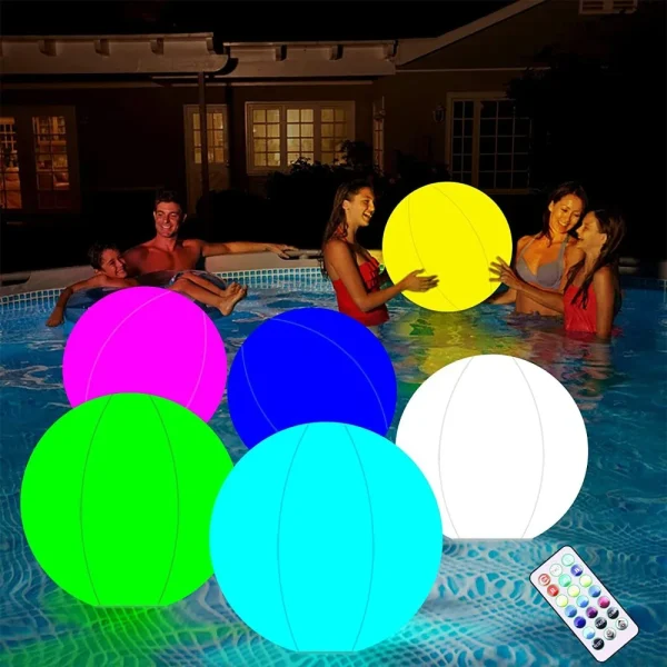 Luminous LED Inflatable Floating Ball