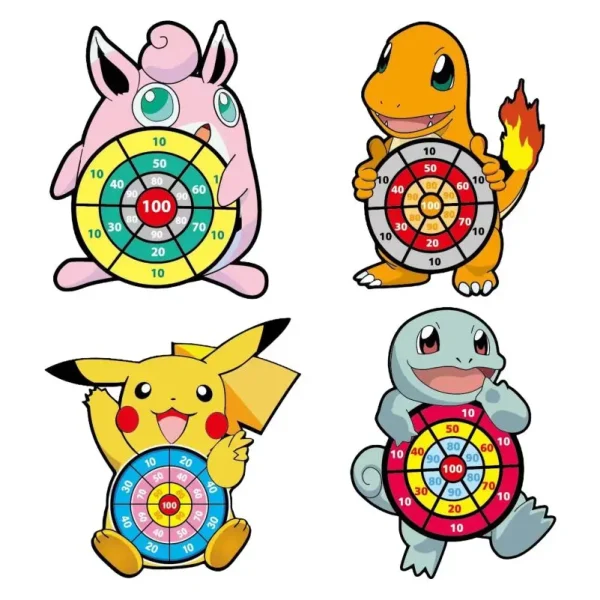 Pokemon Sticky Ball Dart Board