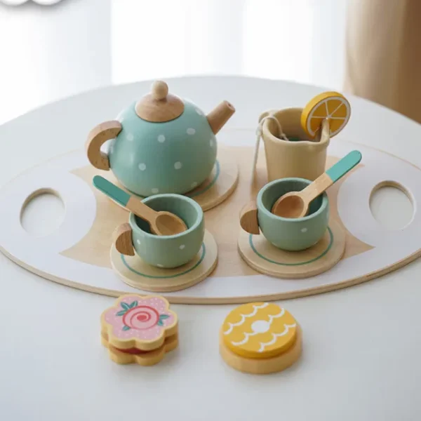 Wooden Tea Party Playset