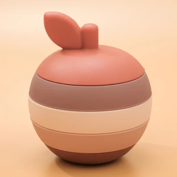 Apple Silicone Stacking Toy