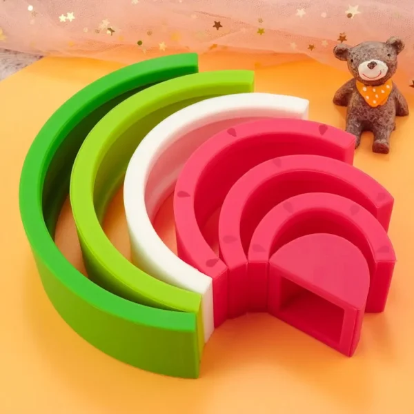 Watermelon Silicone Nesting Toy