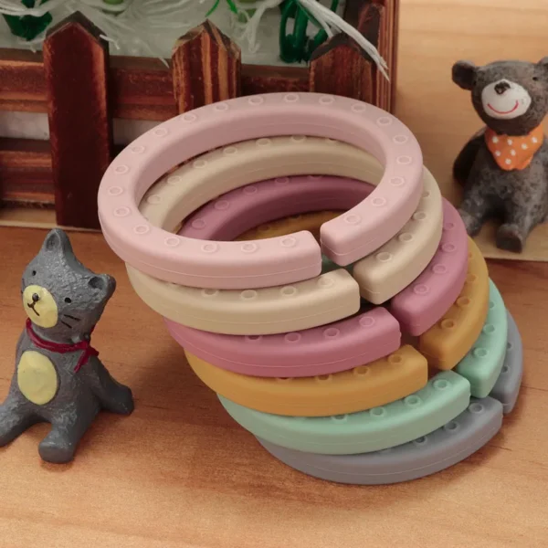 Rings Silicone Stacking Toy