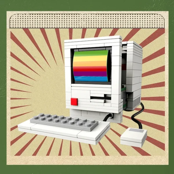 Retro Computer Nano Blocks Building Set